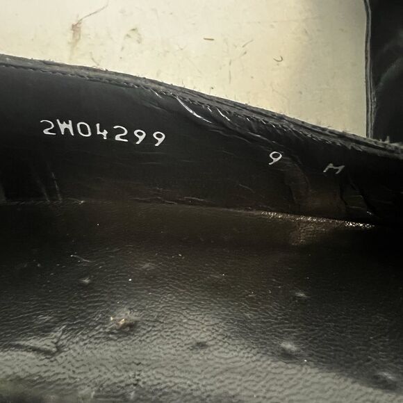 Stuart Weitzman Shoes Kitten Heels Size 9 Black Fabric Cross Over Bands On Front - Picture 6 of 8